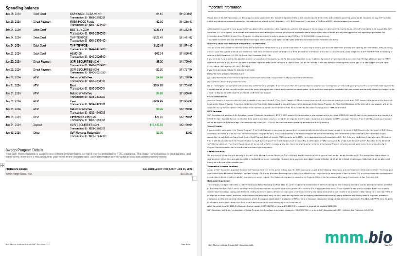 Szablon Oświadczenia USA Security Bank Of Kansas city w programie Word i PDF